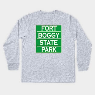 FORT BOGGY STATE PARK Kids Long Sleeve T-Shirt